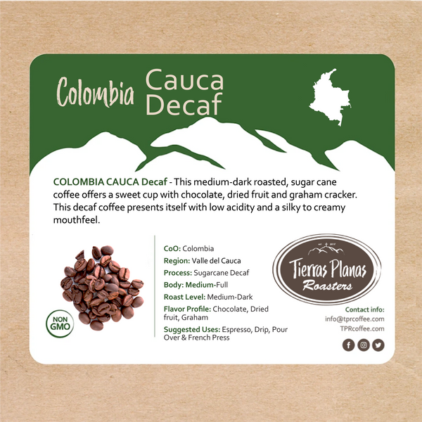 Colombia Cauca Decaf