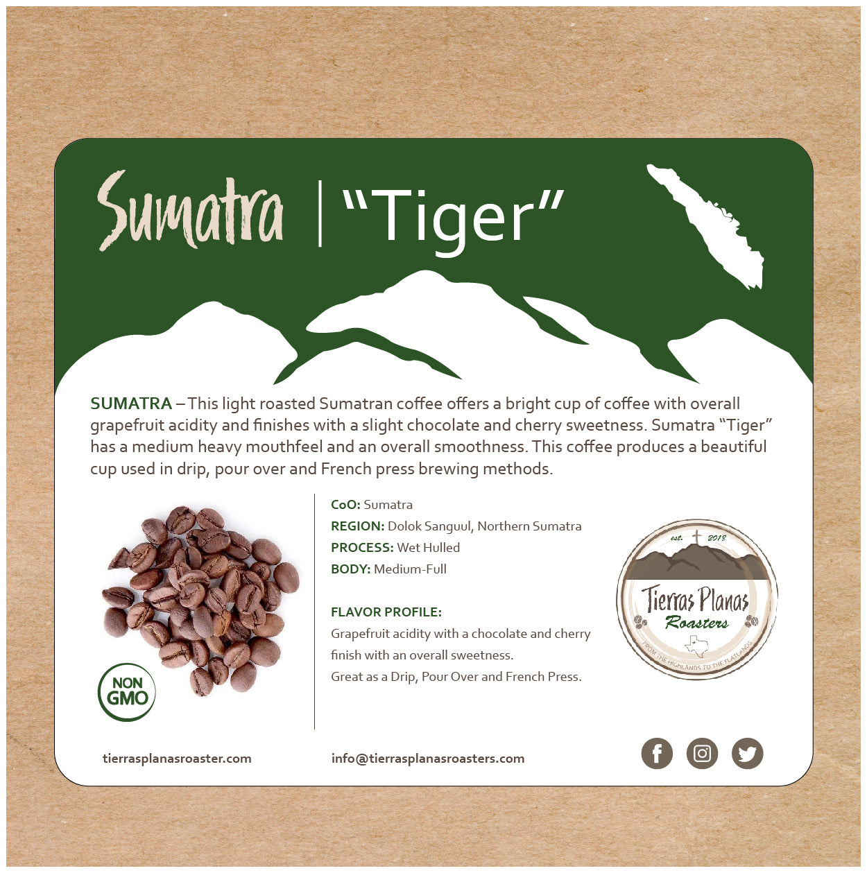 Sumatra –“Tiger”