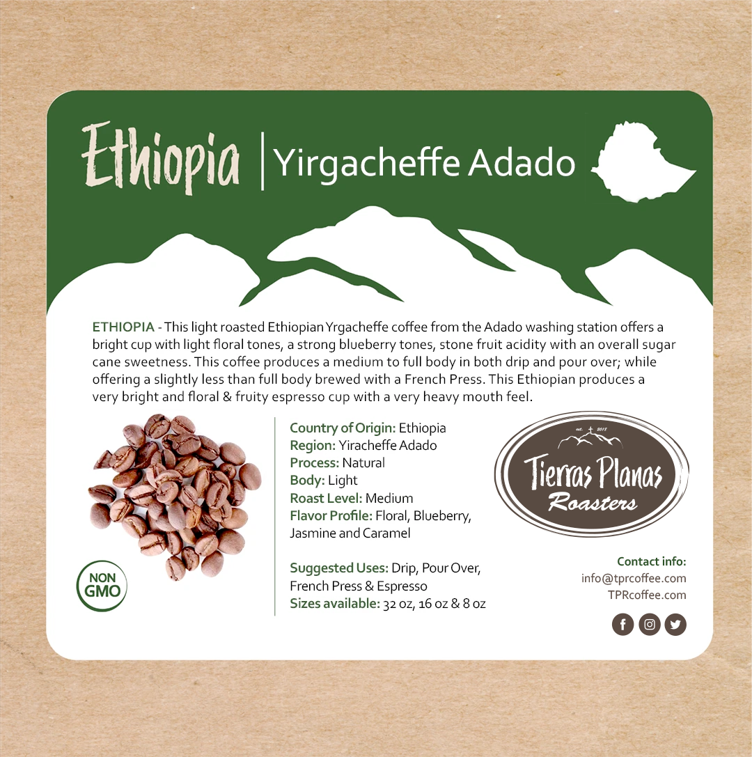 Ethiopia Yirgacheffe Adado (2020)